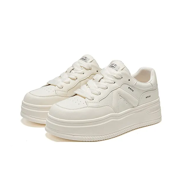 FIVE PLUS Height Increasing Abrasion Resistant Low Top Skateboard Shoes Women's-9