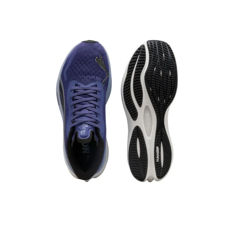 PUMA Velocity NITRO™ 3 Anti Slip Wear Resistant Low Top Casual Running Shoes Men's Blue Black-3