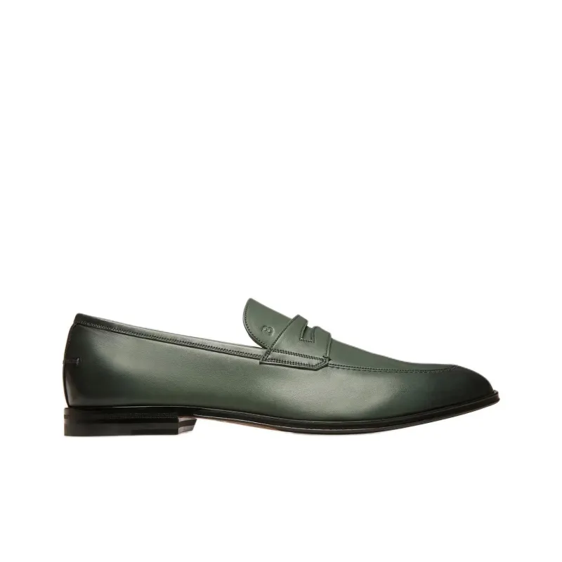 BALLY Westminster Loafers Men's Green-1
