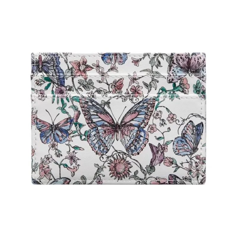 DIOR Caro Calfskin Card Holder Women's Multicolor-1