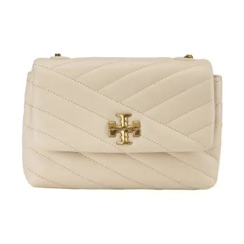 TORY BURCH Kira Sheepskin Shoulder Bag Crossbody Bag Handbag Regular Women's White