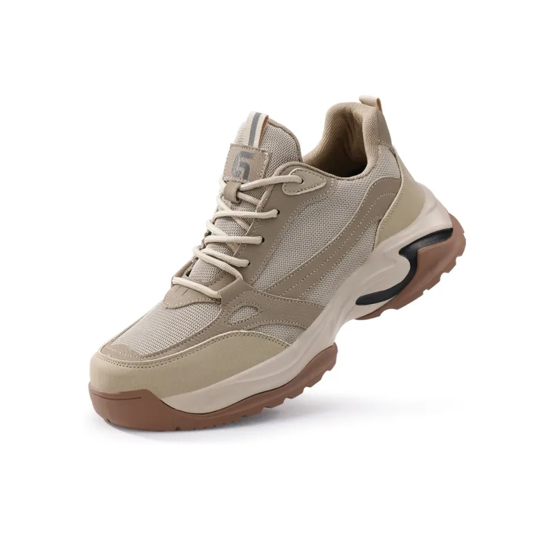 Blue Gull Shield Cushioning Breathable Support Low-Top Outdoor Shoes Men's Khaki-2