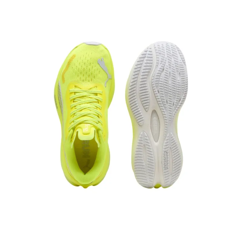 PUMA Velocity Nitro 3 Anti-Slip Wear-Resistant Low-Top Casual Running Shoes Women's Yellow-3