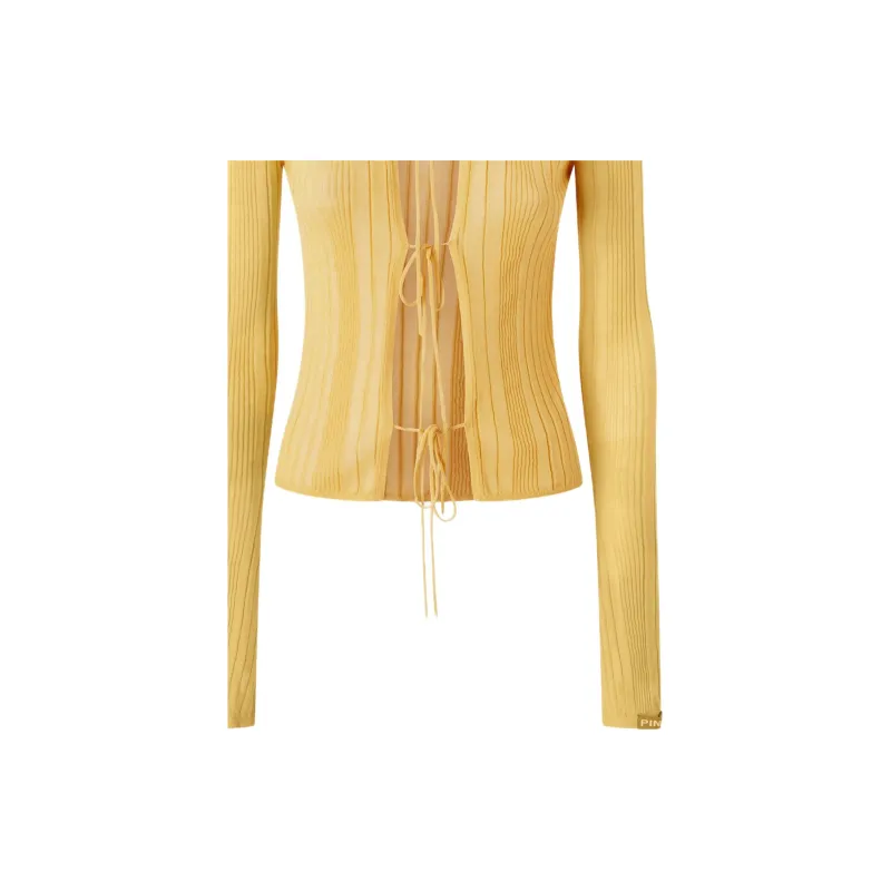 PINKO Ribbed Cardigan-2