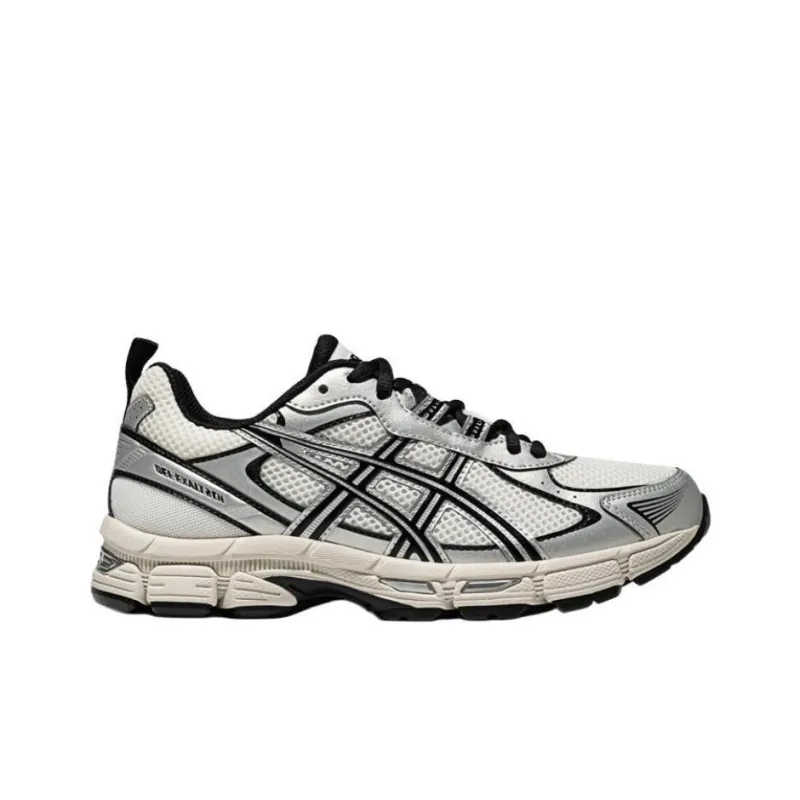 Asics Anti-Slip Wear-Resistant Low-Top Running Shoes Women's White Black-1