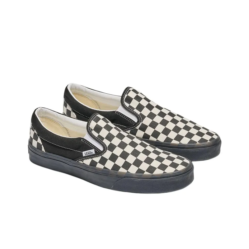 Vans Anti Slip Wear Resistant Low Top Skateboard Shoes Unisex Black White-1