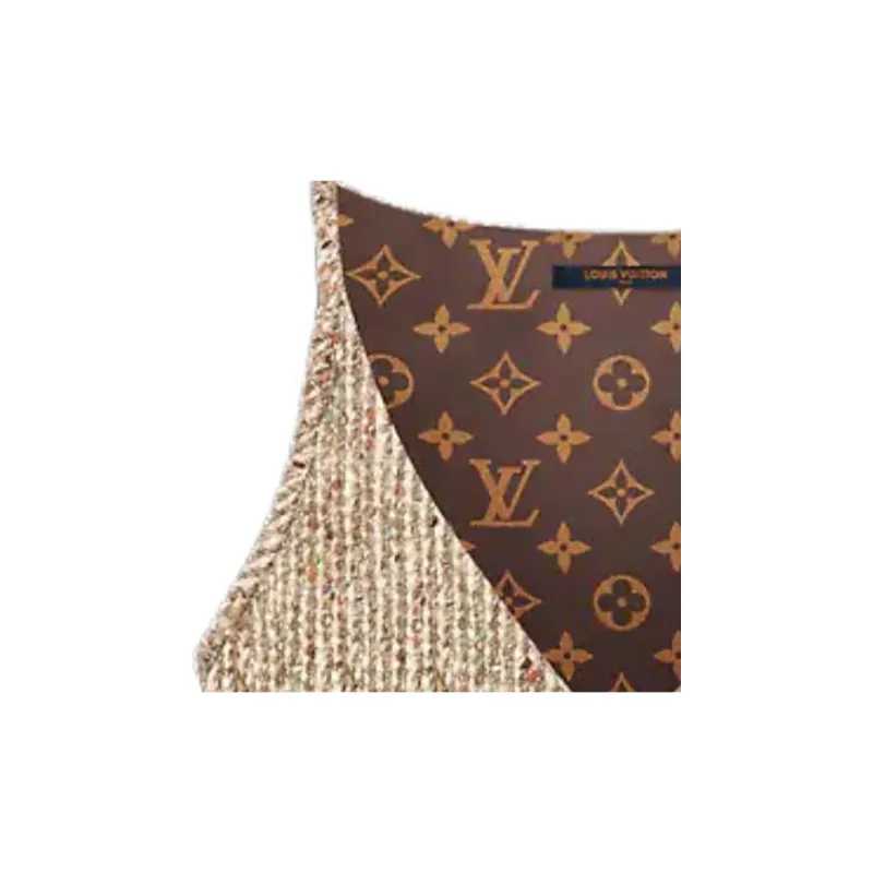 LOUIS VUITTON Lurex Tweed Crop Top-4