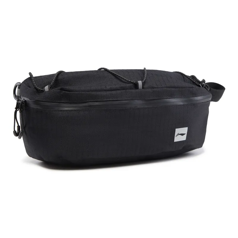 LiNing Fitness Series Polyester Fanny Pack Unisex Black-2