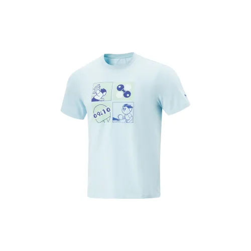 LiNing T Shirt Unisex Light Sky Blue