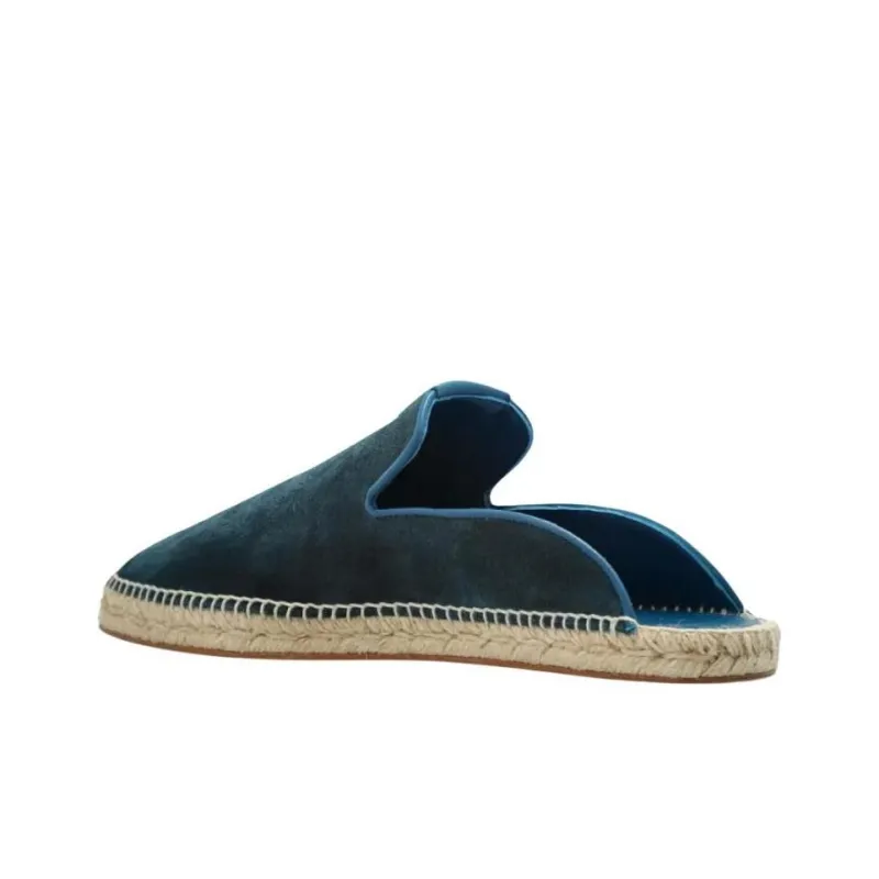 Lanvin Wrap-toe Slippers Men's Blue-2