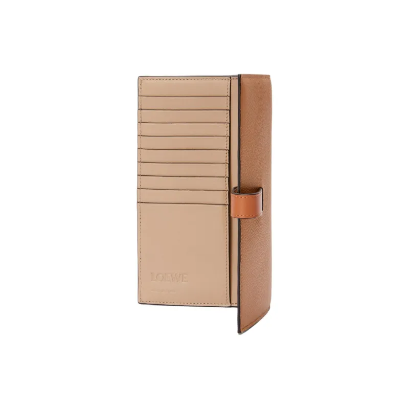 LOEWE Calfskin Wallet Large Size Women's Toffee-2