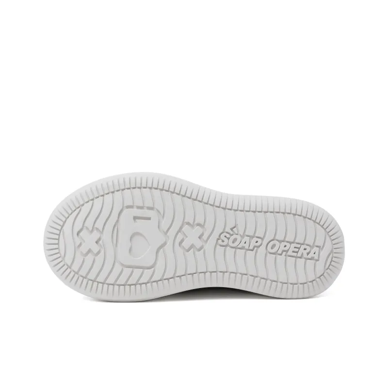 SOAP OPERA Basic Collection Coverage Slip Resistant And Abrasion Resistant Low Top Skateboard Shoes Unisex White-6
