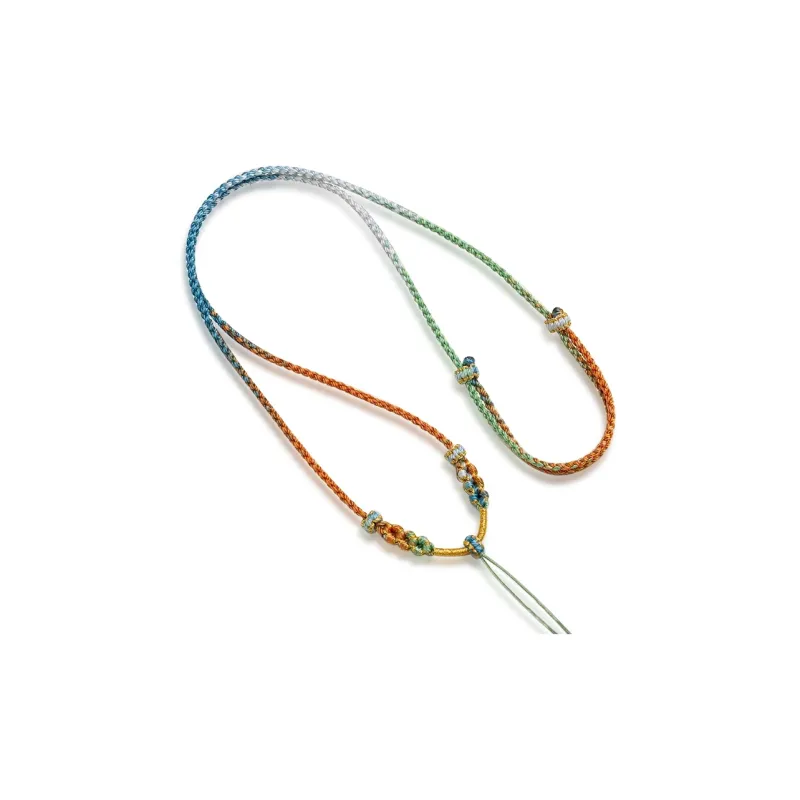 Moon Jewelry Braided String Necklaces Unisex-0