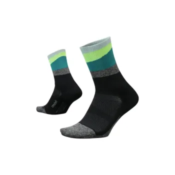 FEETURES Mid Calf Socks Unisex 1 Pack Black