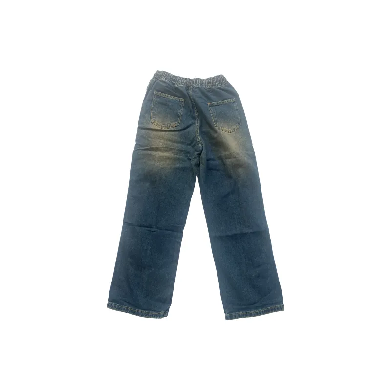 HOKLV Jeans Unisex Blue-1