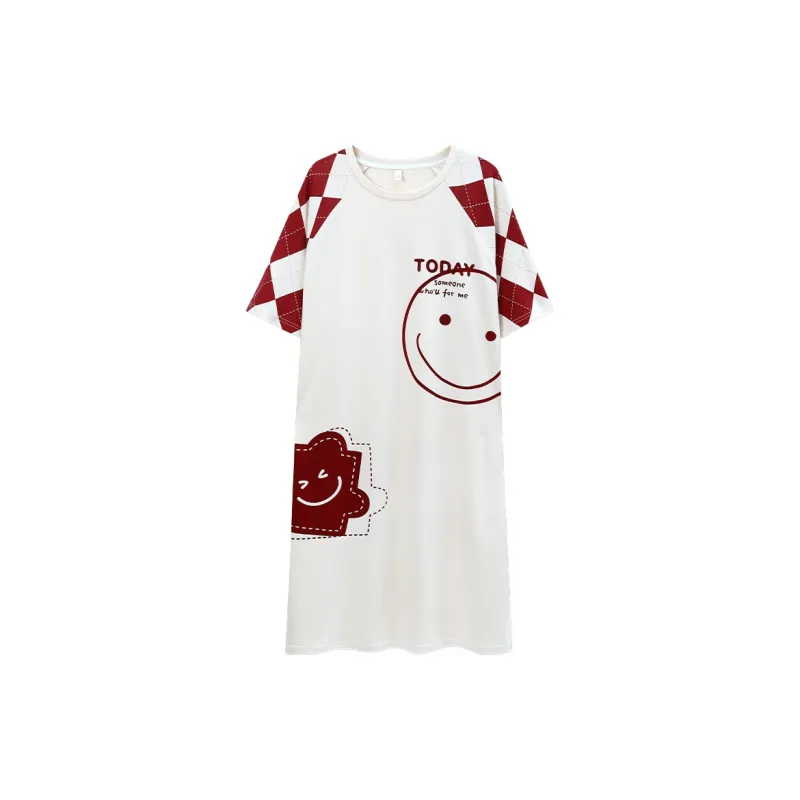 Gongdie Nightgown Women's White-0