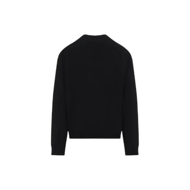 JIL SANDER + Crewneck Logo Print Sweatshirt-1