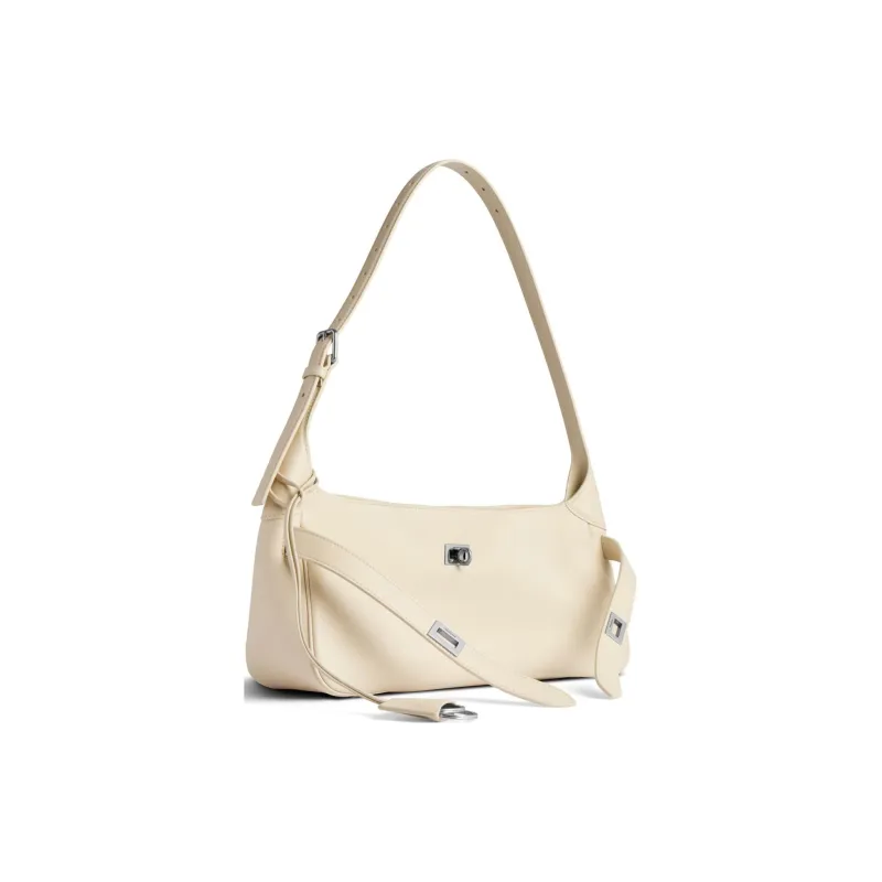Balenciaga Bel Air Calfskin Handbag, Shoulder Bag Trumpets Women's Ecru-1