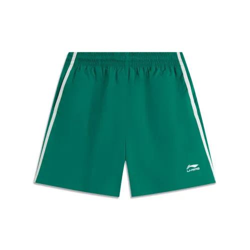 LiNing Sports Life Collection Sports Shorts Women's Stone Green