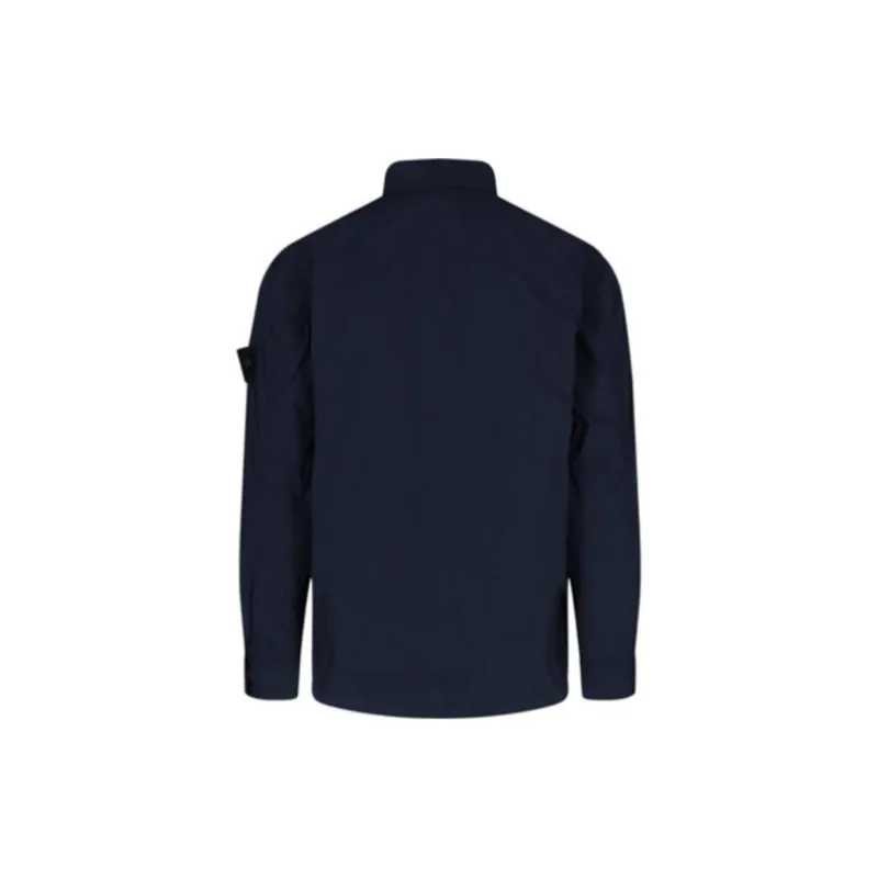 STONE ISLAND Ghost Collection Shirt Men's Marine Blue-1
