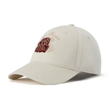 FILA FUSION Cotton Baseball Caps Unisex Limestone White