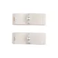 1 Pair Beige (Double-Layer Butterfly Three Beads) 000134