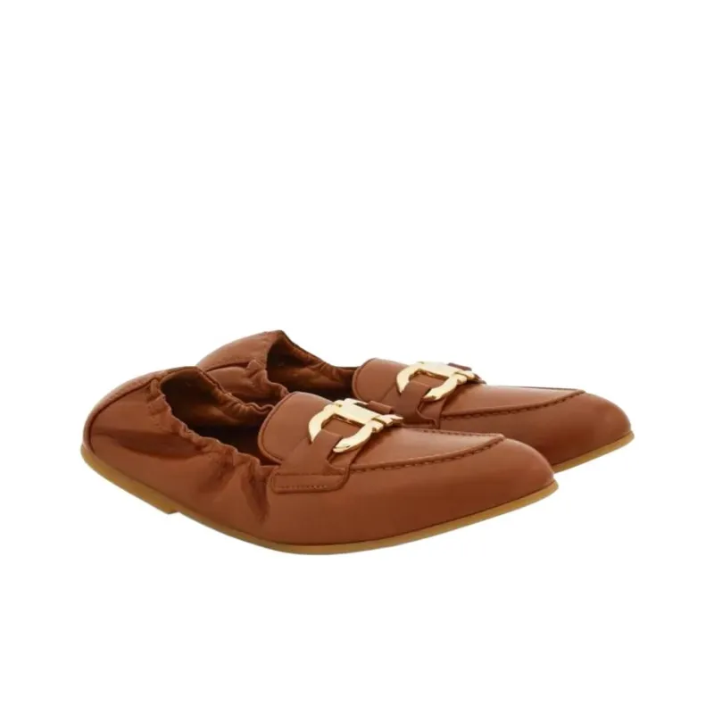 FERRAGAMO Loafers Women's Brown-2