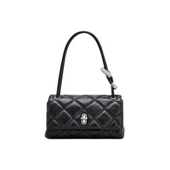 MARC JACOBS Smooth Leather Shoulder Bag Mini Women's Black