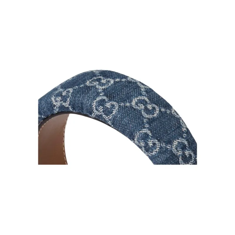 GUCCI Gg Denim Hairband-2