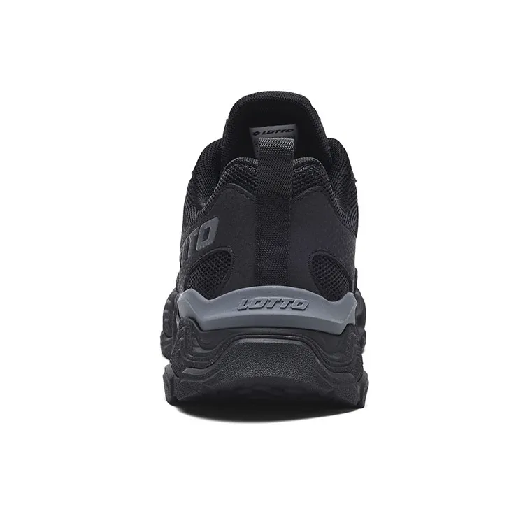 LOTTO Cushioned Slip-Resistant Abrasion-Resistant Low-Top Outdoor Shoes Women's Black-4