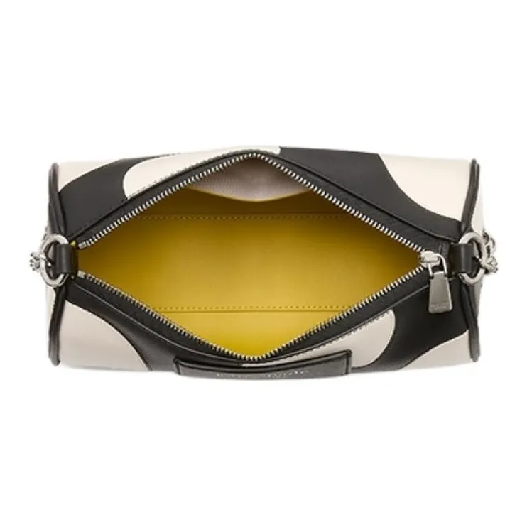 Kate Spade Cow Leather Baguette Bag Crossbody Bag, Shoulder Bag Small Size Women's Black & Multicolor-3