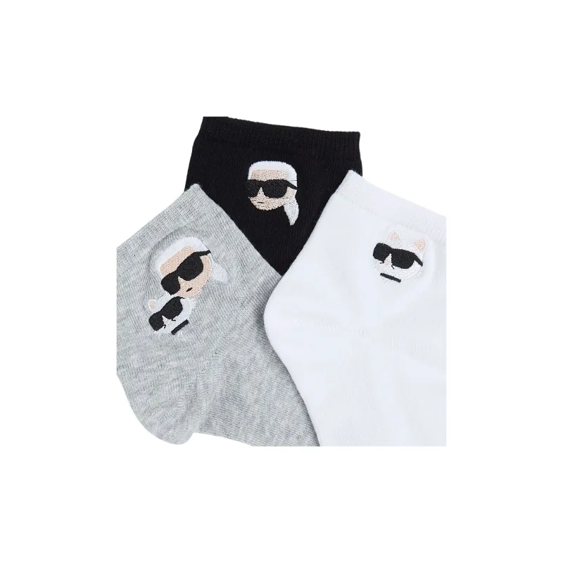 KARL LAGERFELD / Karl Lagerfeld Jeans Ikon Socks Set Of Three-3