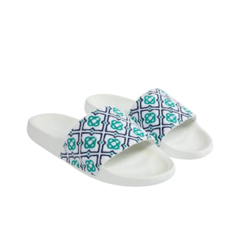 CASABLANCA Slide Slippers Men's White-2