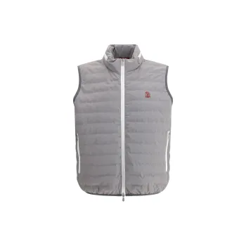 Brunello Cucinelli Quilted Zipped Gilet