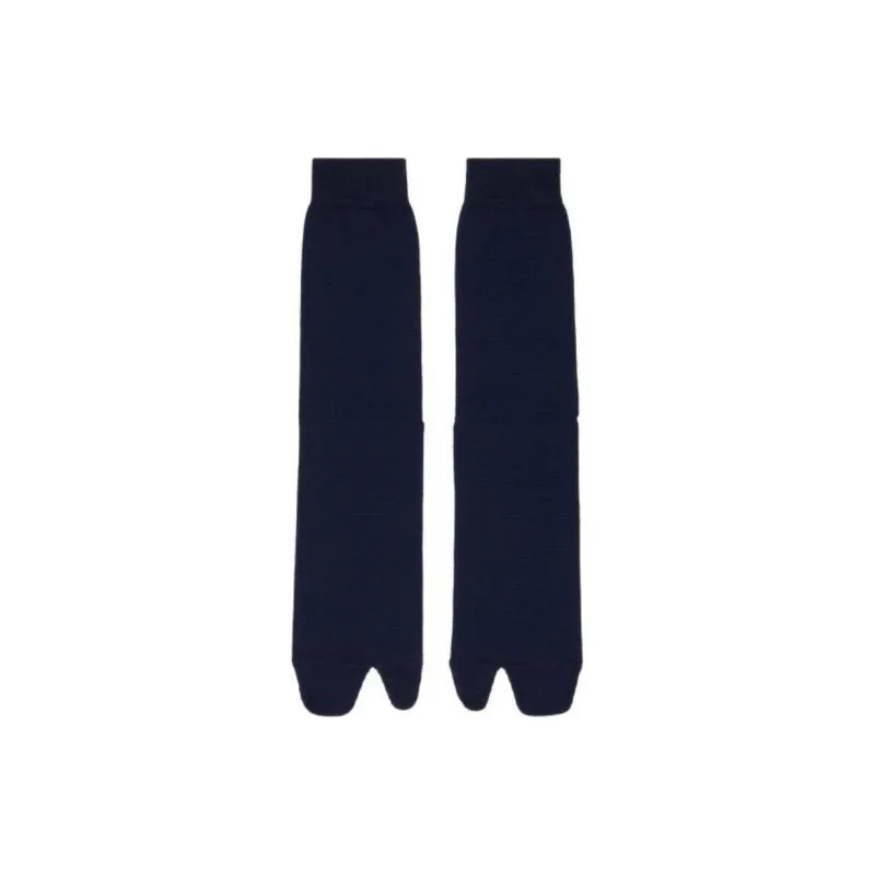Maison Margiela Knee-High Socks Men's 1 Pack Marine Blue-0