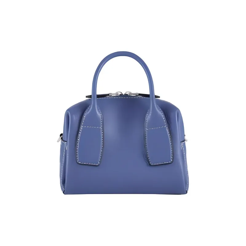 ZESH Cow Leather Handbag Small Size Women's Multicolor-18