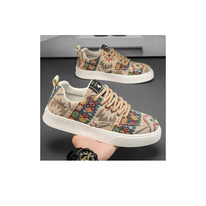 EASTERN CAMEL Slip Resistant Low Top Skateboard Shoes Men's Blue-10
