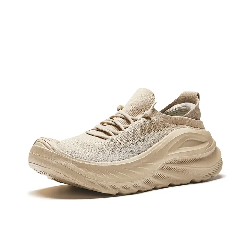 Anta Variety Training Collection Slip Resistant, Abrasion Resistant, Breathable Low Top Training Shoes Men's Beige-1