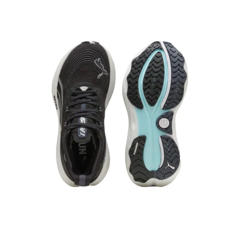 PUMA Cushioned Slip-Resistant Low-Top Casual Running Shoes Women's Black-3