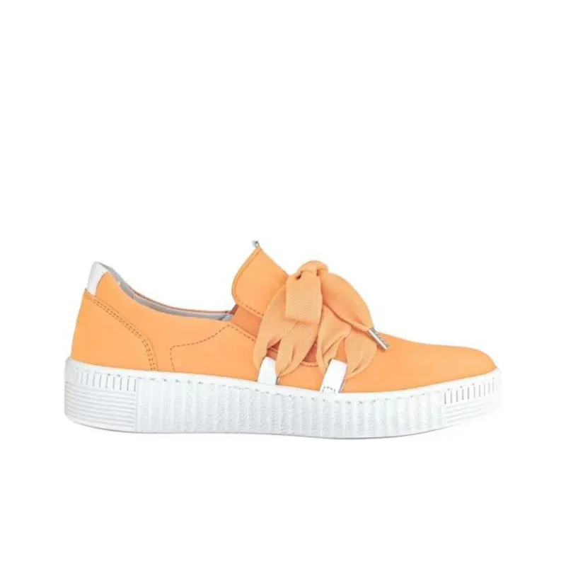 Gabor Fashion Low Top Casual Shoes Unisex Orange-2