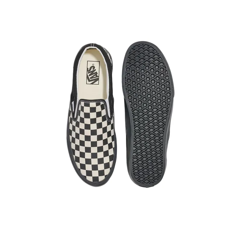 Vans Anti Slip Wear Resistant Low Top Skateboard Shoes Unisex Black White-3