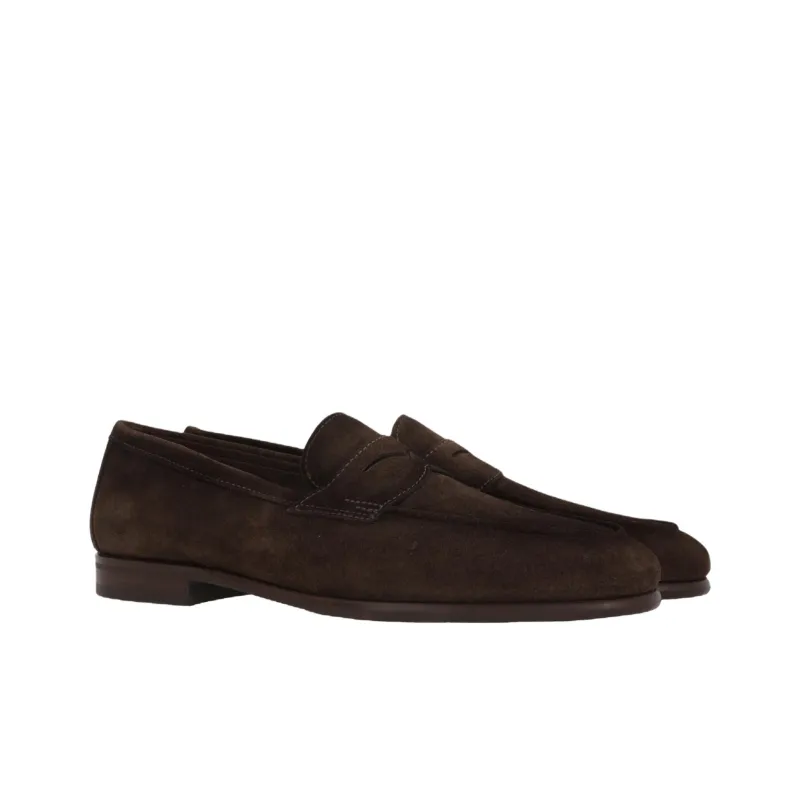 Santoni Classic Almond Toe Loafers-2