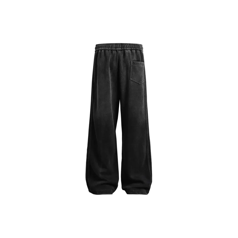 SWAMP AREA Casual Pants Unisex Black-1