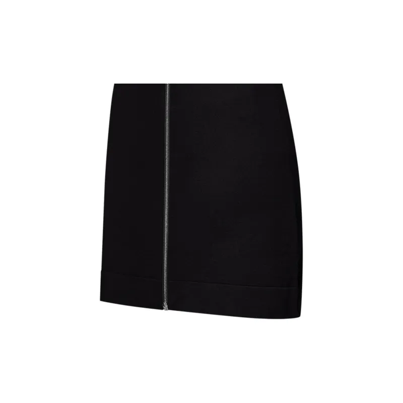 LOUIS VUITTON Broderie Collar Zip-Up Knit Dress-4