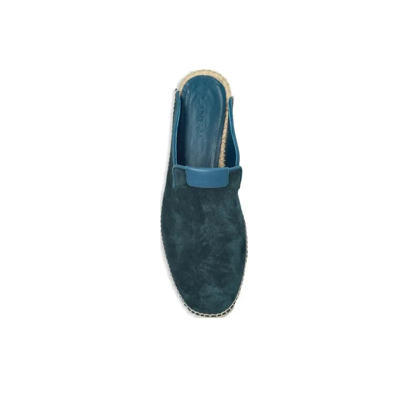 Lanvin Wrap-toe Slippers Men's Blue-3