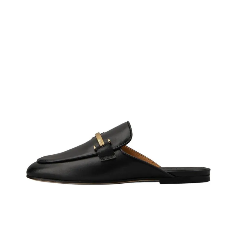 TOD'S Logo Engraved Slip On Mules Women's-0