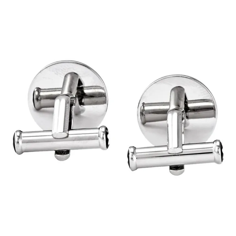 MONTBLANC Metal Cufflinks Men's Silver-2