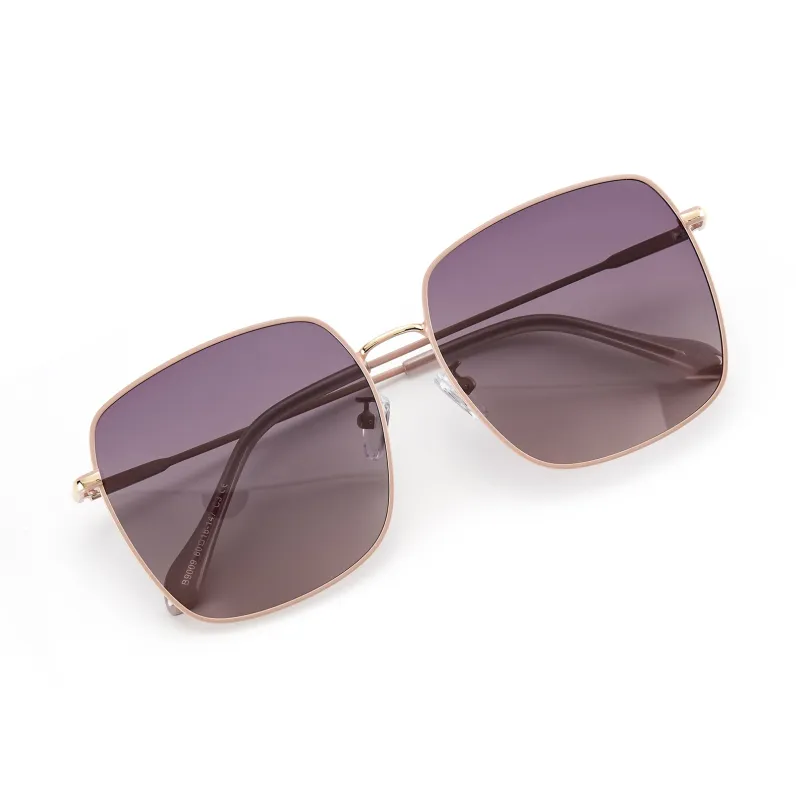 CLARKIA FLOWER Alloy Square Sunglasses Unisex-5