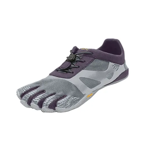 Vibram Slip Resistant Breathable Quick Dry Low Top Training Shoes Women's Gray Purple