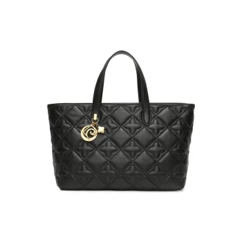 PIERRE CARDIN Cow Leather Tote Bag Shopping Bag Handbag Women's Multicolor